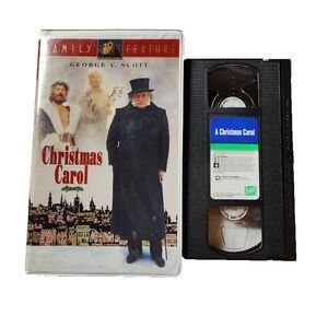 A Christmas Carol VHS Movie G Family 1995 George C. Scott
